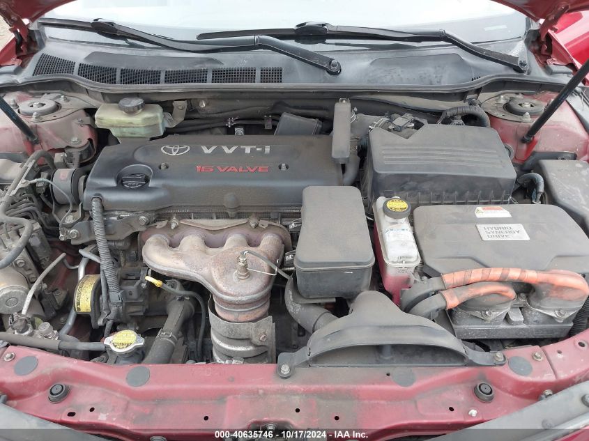 2007 Toyota Camry Hybrid Hybrid VIN: JTNBB46K873018849 Lot: 40635746