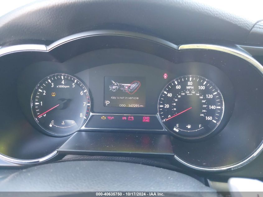 2011 Kia Optima Sx VIN: KNAGR4A64B5139131 Lot: 40635750