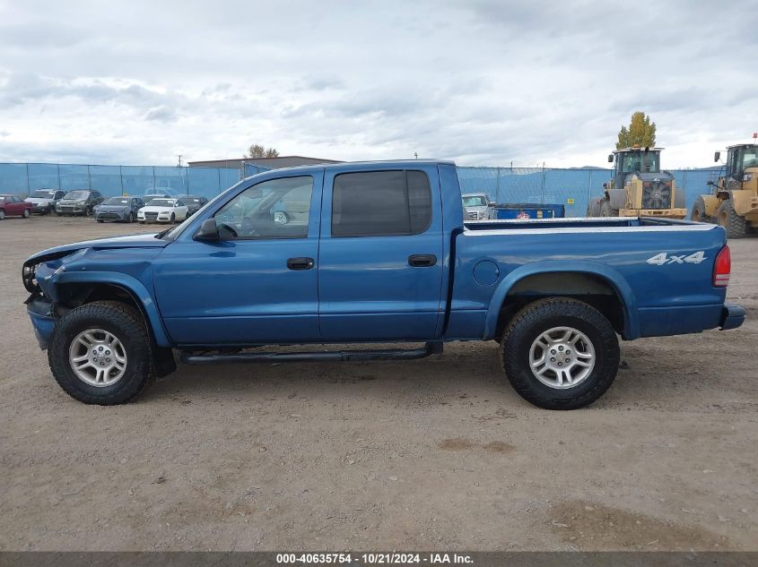 2004 Dodge Dakota Sport/Sxt VIN: 1D7HG38N84S687082 Lot: 40635754