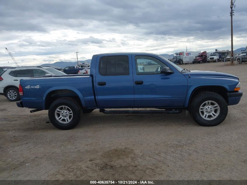 2004 Dodge Dakota Sport/Sxt VIN: 1D7HG38N84S687082 Lot: 40635754