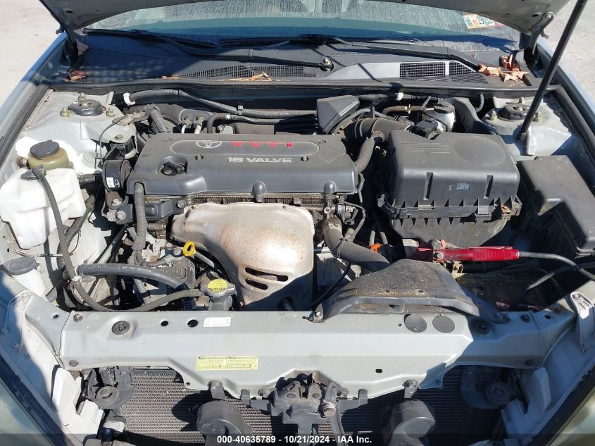 2004 Toyota Camry Le/Xle/Se VIN: 4T1BE32K54U921277 Lot: 40635789