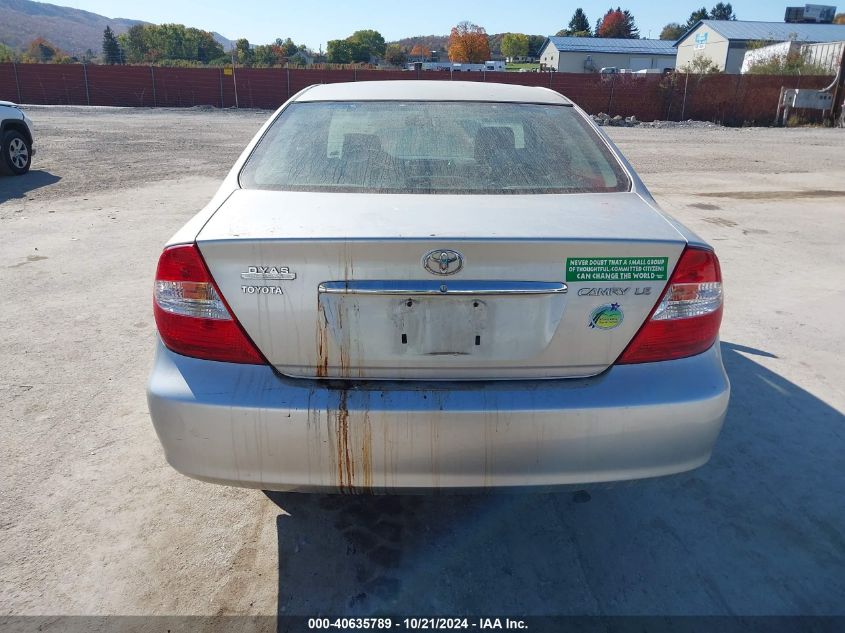 2004 Toyota Camry Le/Xle/Se VIN: 4T1BE32K54U921277 Lot: 40635789