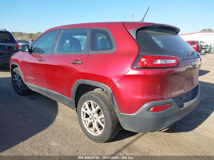 VIN 1C4PJLAB6HD235696 2017 JEEP CHEROKEE SPORT FWD