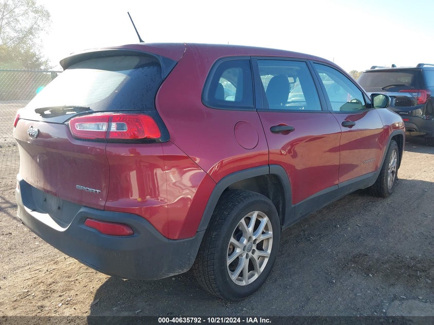 VIN 1C4PJLAB6HD235696 2017 JEEP CHEROKEE SPORT FWD