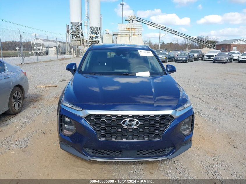 2019 Hyundai Santa Fe Se VIN: 5NMS23AD5KH014100 Lot: 40635808