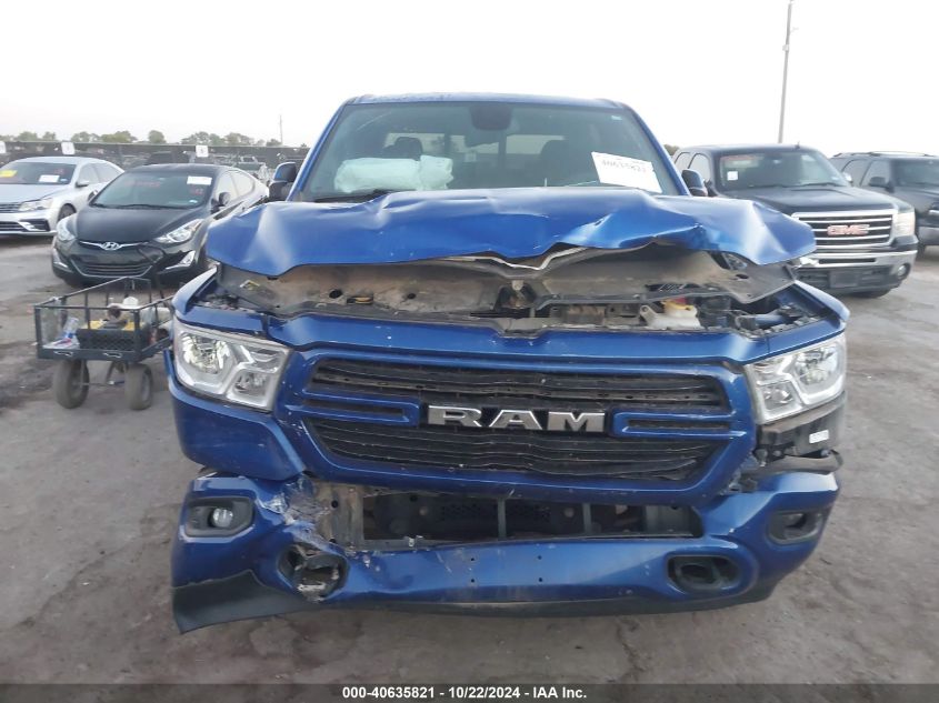 2019 Ram 1500 Big Horn/Lone Star 4X4 5'7 Box VIN: 1C6SRFFT2KN606822 Lot: 40635821