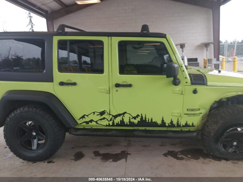 2016 Jeep Wrangler Unlimited Sport VIN: 1C4BJWDGXGL342077 Lot: 40635845