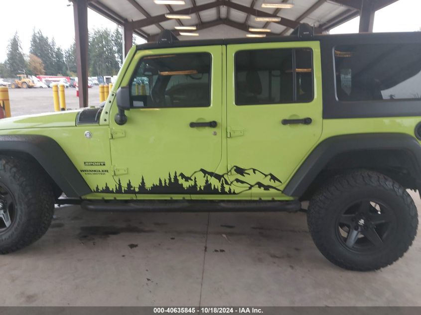 2016 Jeep Wrangler Unlimited Sport VIN: 1C4BJWDGXGL342077 Lot: 40635845