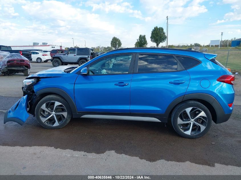 2018 Hyundai Tucson Value VIN: KM8J33A24JU695019 Lot: 40635846