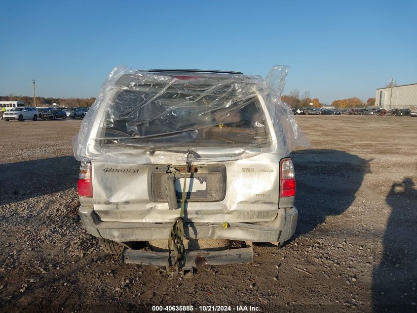 2001 Toyota 4Runner Sr5 VIN: JT3HN86R910338009 Lot: 40635885