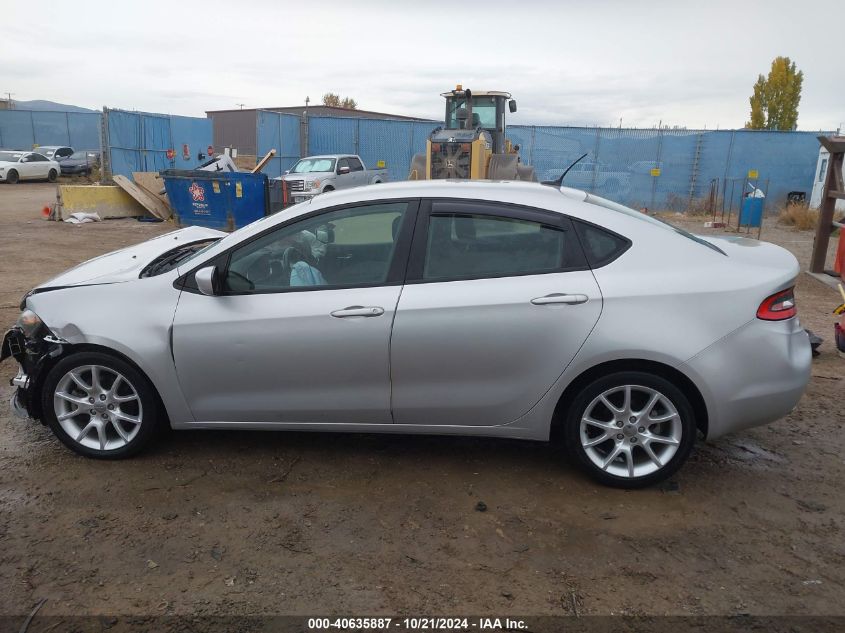 2013 Dodge Dart Rallye VIN: 1C3CDFBH1DD133991 Lot: 40635887