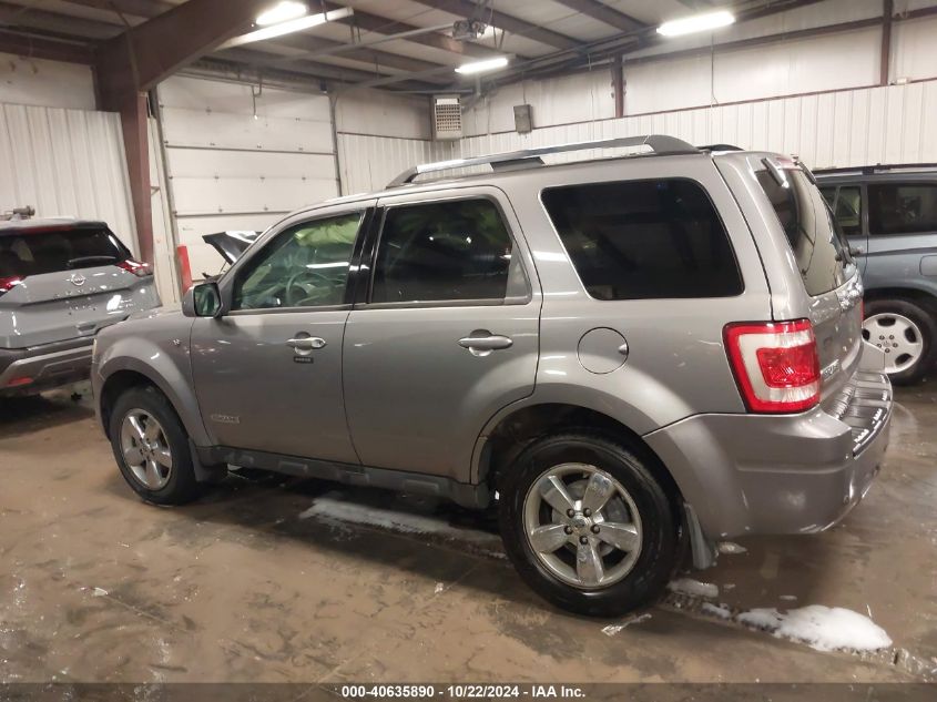 2008 Ford Escape Limited VIN: 1FMCU94148KD42362 Lot: 40635890