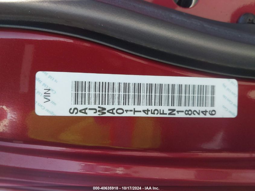 2005 Jaguar S-Type 3.0L V6 VIN: SAJWA01T45FN18246 Lot: 40635918