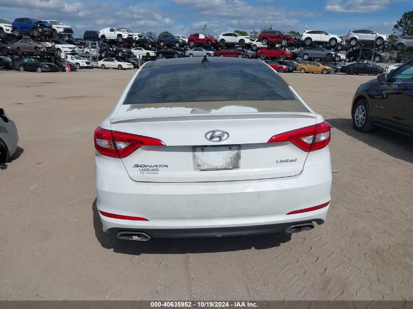 2015 Hyundai Sonata Limited VIN: 5NPE34AFXFH101131 Lot: 40635952