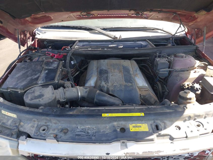 2004 Land Rover Range Rover Hse VIN: SALMF11424A144830 Lot: 40635990