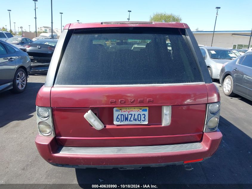 2004 Land Rover Range Rover Hse VIN: SALMF11424A144830 Lot: 40635990