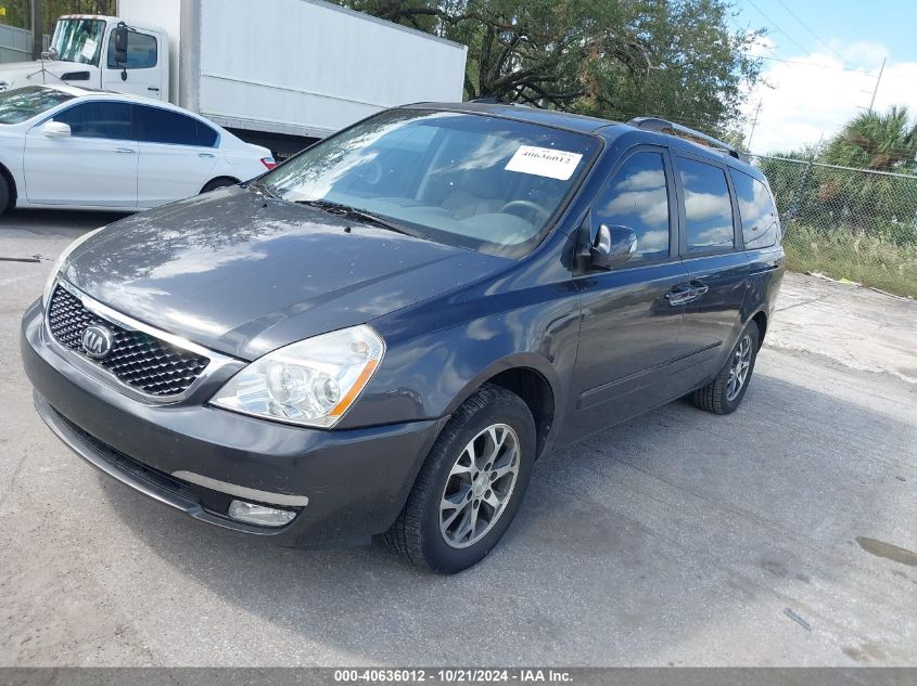 2014 Kia Sedona Lx VIN: KNDMG4C77E6570837 Lot: 40636012