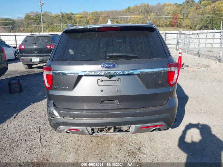 2017 Ford Explorer Limited VIN: 1FM5K7F87HGB43936 Lot: 40636053