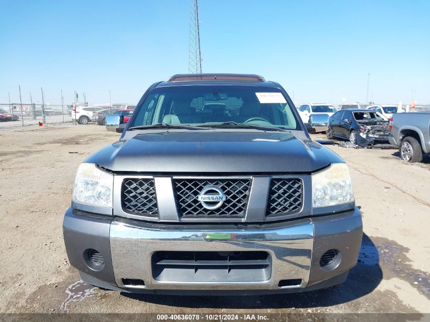 2007 Nissan Armada Se VIN: 5N1BA08A07N713802 Lot: 40636078