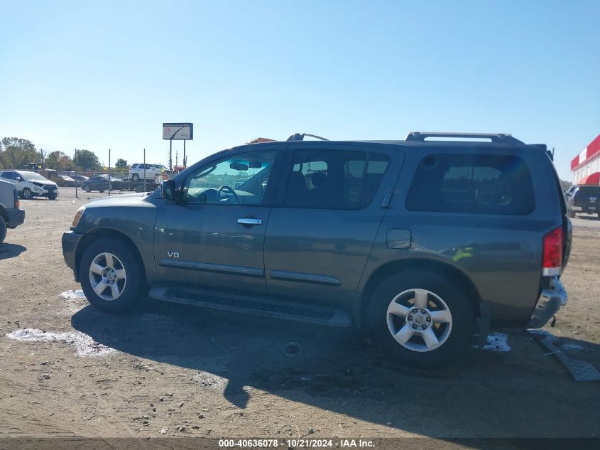 2007 Nissan Armada Se VIN: 5N1BA08A07N713802 Lot: 40636078