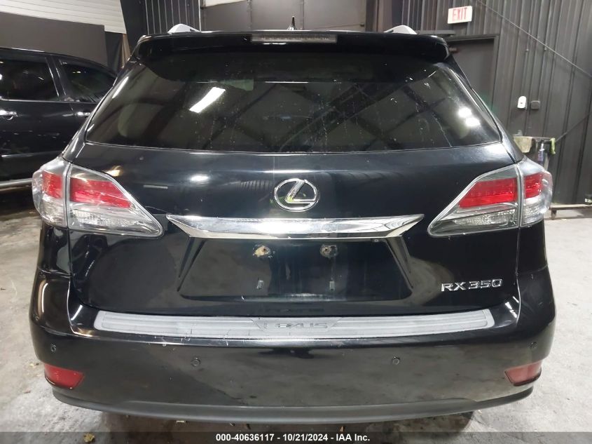 2014 Lexus Rx 350 VIN: 2T2BK1BA3EC252395 Lot: 40636117