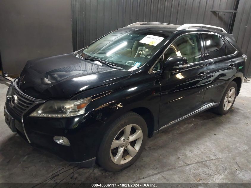 VIN 2T2BK1BA3EC252395 2014 Lexus RX, 350 no.2