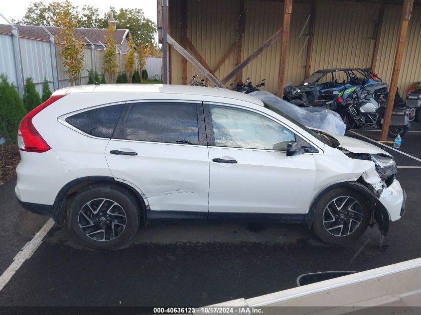 2016 Honda Cr-V Se VIN: 5J6RM4H43GL078642 Lot: 40636123