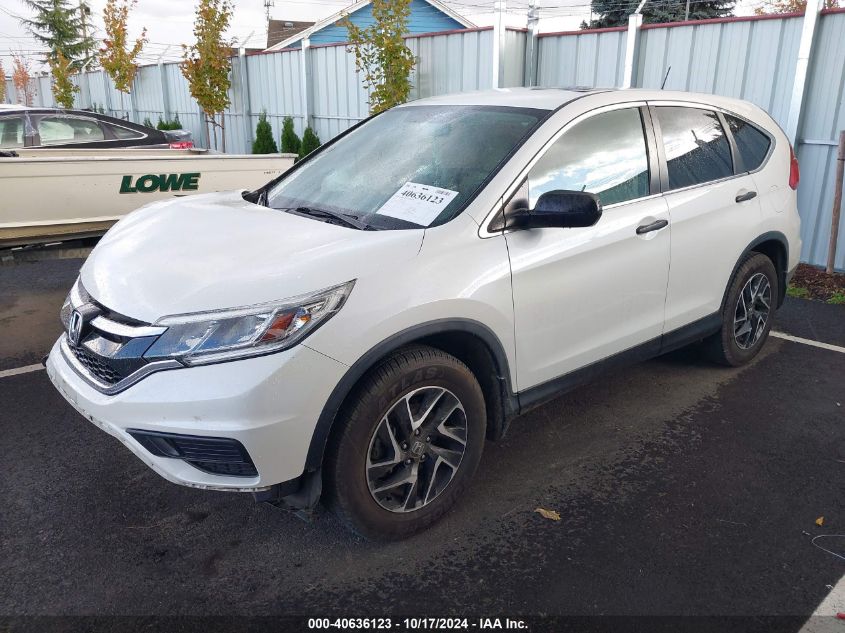 VIN 5J6RM4H43GL078642 2016 Honda CR-V, SE no.2