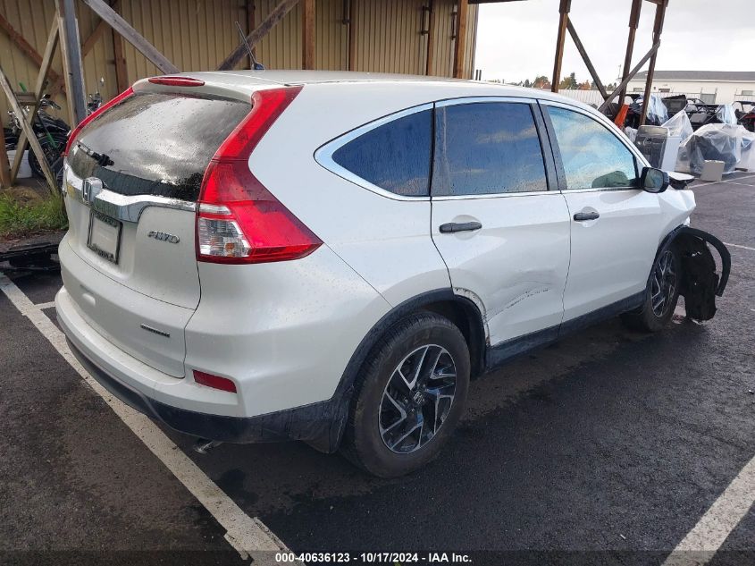 VIN 5J6RM4H43GL078642 2016 Honda CR-V, SE no.4