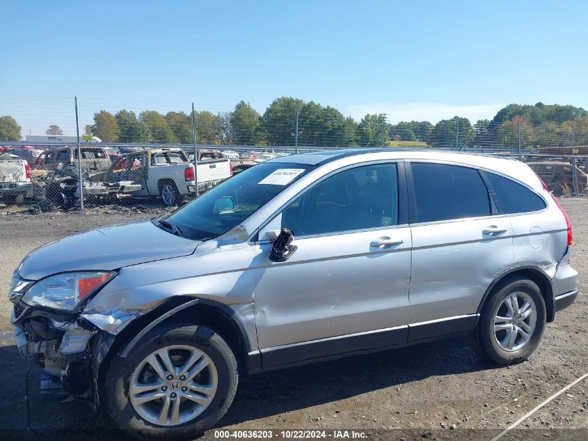 2010 Honda Cr-V Ex-L VIN: 5J6RE4H70AL102412 Lot: 40636203