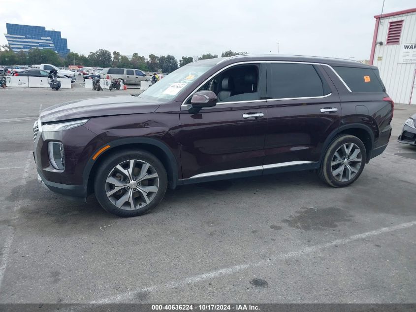 2021 Hyundai Palisade Sel VIN: KM8R44HE4MU333881 Lot: 40636224