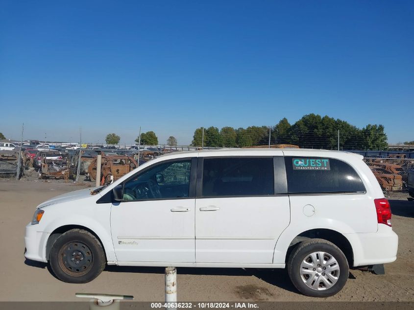 2016 Dodge Grand Caravan Se VIN: 2C4RDGBG2GR171234 Lot: 40636232