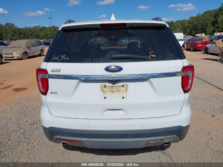 2017 Ford Explorer Xlt VIN: 1FM5K7D89HGA91065 Lot: 40636236