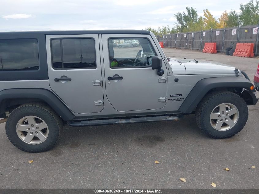 2013 Jeep Wrangler Unlimited Sport VIN: 1C4BJWDG2DL589704 Lot: 40636249