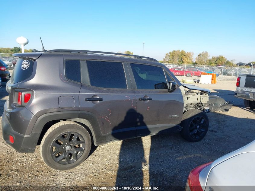 2018 Jeep Renegade Latitude Fwd VIN: ZACCJABB8JPH73437 Lot: 40636263