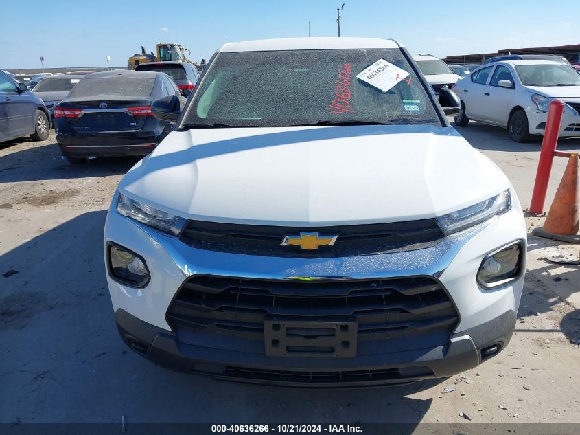 2022 Chevrolet Trailblazer Ls VIN: KL79MMS29NB126769 Lot: 40636266