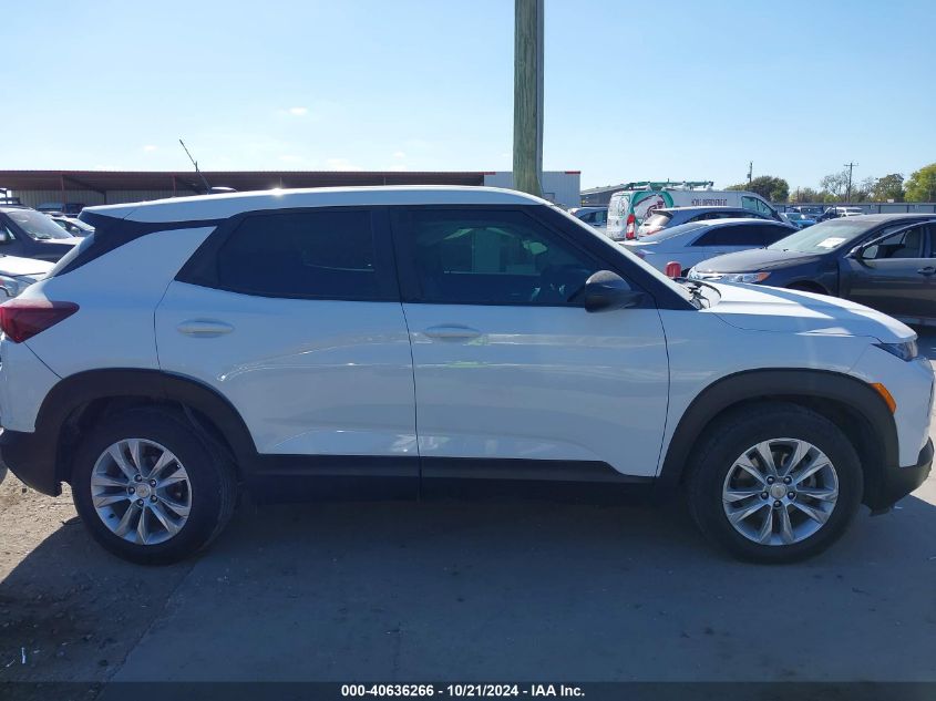 2022 Chevrolet Trailblazer Ls VIN: KL79MMS29NB126769 Lot: 40636266