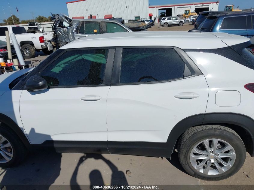 2022 Chevrolet Trailblazer Ls VIN: KL79MMS29NB126769 Lot: 40636266