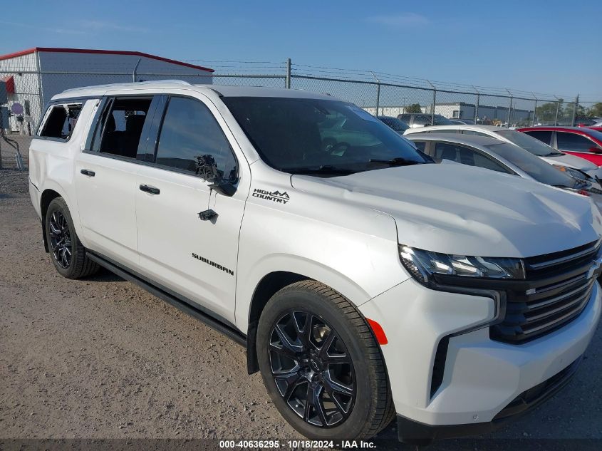 2021 Chevrolet Suburban K1500 High Country VIN: 1GNSKGKL4MR366149 Lot: 40636295