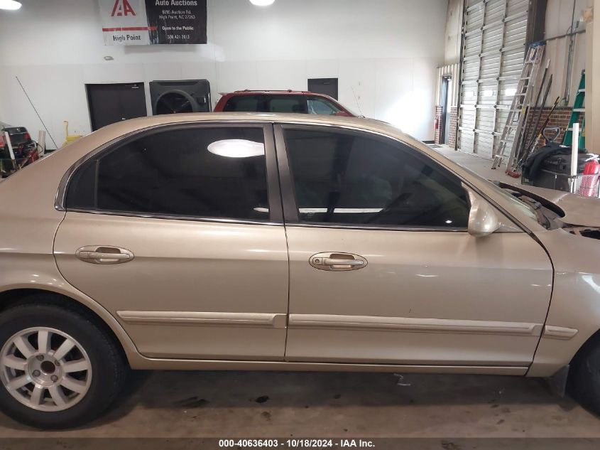 2002 Kia Optima Lx V6/Se V6 VIN: KNAGD128025111677 Lot: 40636403