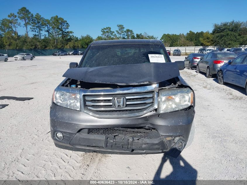 2012 Honda Pilot Ex VIN: 5FNYF4H47CB058127 Lot: 40636423