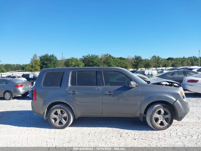 2012 Honda Pilot Ex VIN: 5FNYF4H47CB058127 Lot: 40636423