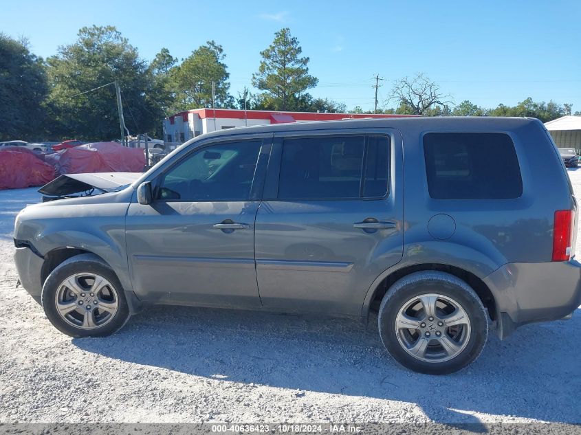 2012 Honda Pilot Ex VIN: 5FNYF4H47CB058127 Lot: 40636423