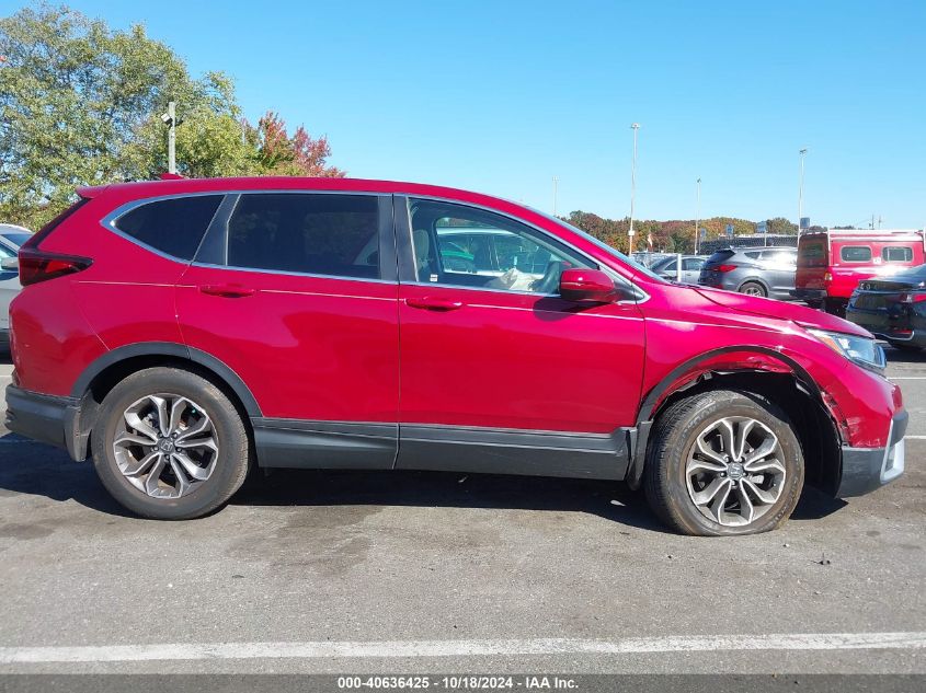 2021 Honda Cr-V Awd Ex VIN: 2HKRW2H51MH660378 Lot: 40636425