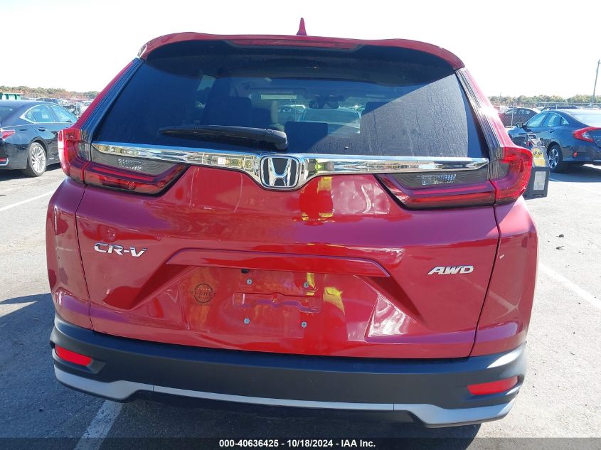 2021 Honda Cr-V Awd Ex VIN: 2HKRW2H51MH660378 Lot: 40636425