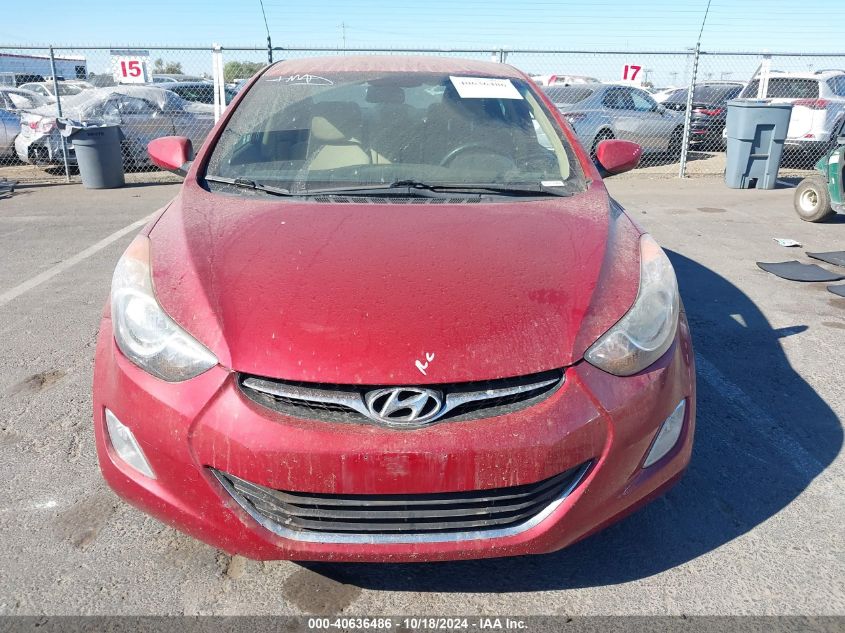 2012 Hyundai Elantra Gls (Ulsan Plant) VIN: KMHDH4AEXCU327087 Lot: 40636486