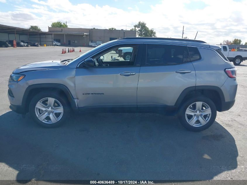 2022 Jeep Compass Latitude 4X4 VIN: 3C4NJDBB1NT155076 Lot: 40636489