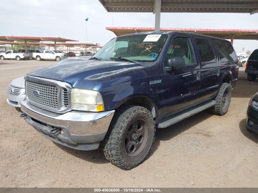 2004 Ford Excursion Xls/Xlt VIN: 1FMNU41LX4ED77868 Lot: 40636500