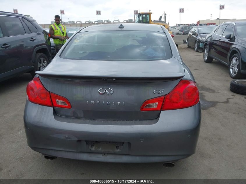 2012 Infiniti G37 Journey VIN: JN1CV6AP8CM620074 Lot: 40636515