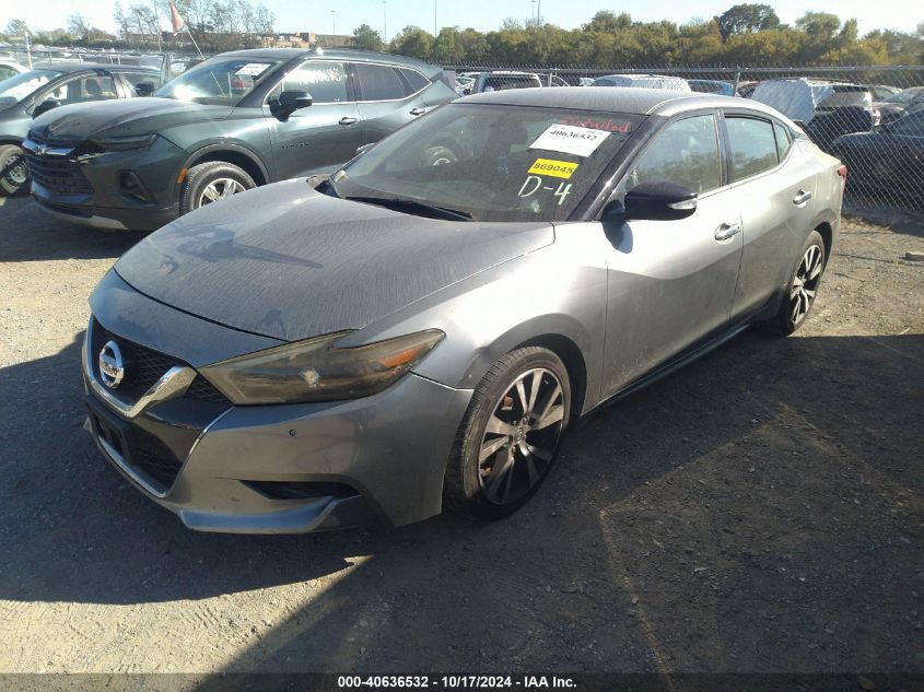 VIN 1N4AA6AP2JC379444 2018 Nissan Maxima, 3.5 SV no.2